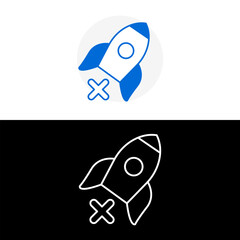 Startup Failure and Business Risk Management Concept Icon
