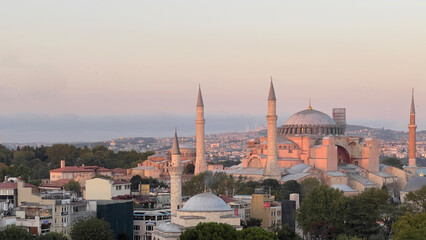 Fototapeta premium istanbul bosphorus sunset view turkiye