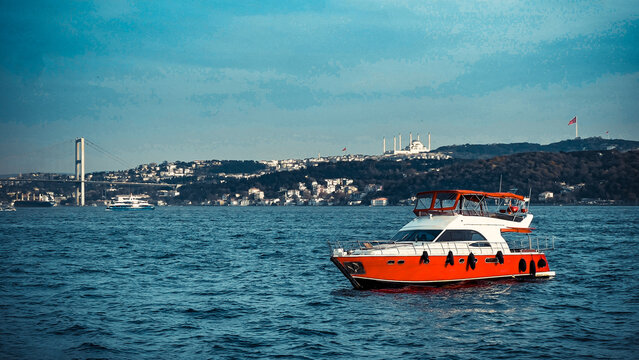 istanbul bosphorus view city panorama