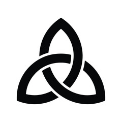 Thick Stroke Trinity Knot Icon
