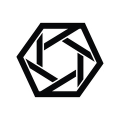 Angular Geometric Knot Icon