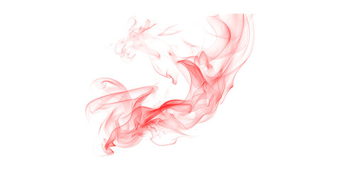 Dynamic red smoke forming a majestic dragon silhouette on a dark black background abstract fiery digital art ethereal © Dreams