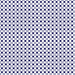 seamless geometric pattern featuring navy blue and white squares
