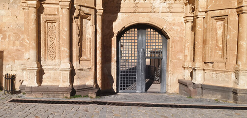 Ishak Pasha Palace, Dogubeyazit. Architectural details, close-up, interiors.