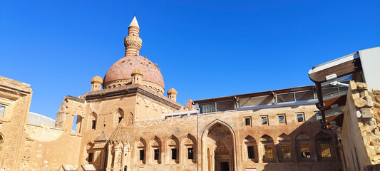 Ishak Pasha Palace, Dogubeyazıt, Ağrı, a natural stone regional architectural structure.
