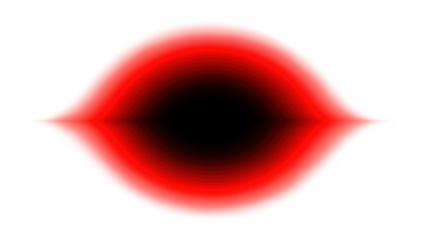 Abstract red eye shape