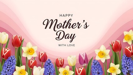 Happy mother's day celebration honoring women's strength and love on special day