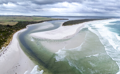 Policemans Point is Tasmania island