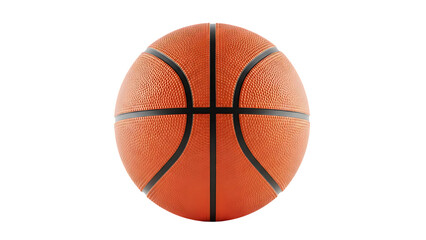 Fototapeta premium Realistic Basketball on Transparent Background