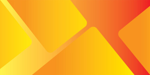 Abstract orange and yellow geometric background. Dynamic shapes composition. Cool background design for posters. Vector illustration