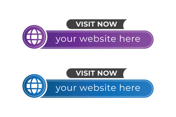 Visit Now Buttons with Web icon