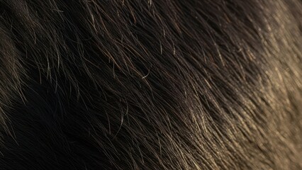 Fototapeta premium Close-up of animal fur texture background.