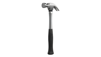 Realistic Metal Claw Hammer with Rubber Grip