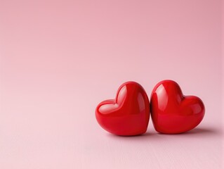 A high-resolution stock photo designed for Valentine's Day, created in a realistic and modern style. 