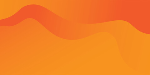 Abstract orange geometric background. Liquid color background design. Fluid shapes composition. Eps10 vector