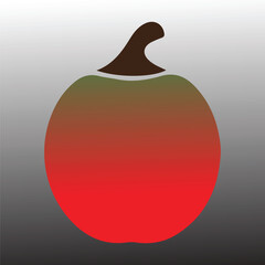 m k isolated on white background