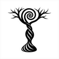 Spring Ranunculus Flower Illustration Vector