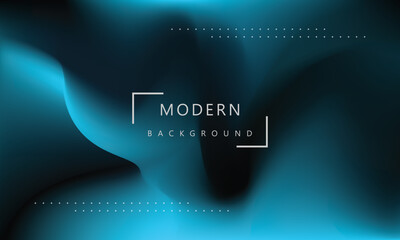 Dynamic colorful geometric gradient blue color mesh background vector