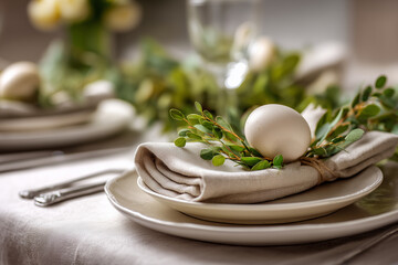Easter Eggs in a Basket Ready for Blessing &mdash; Traditional Holiday Preparation