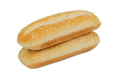 the Hot dog bun with Sesame