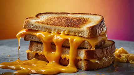 homemade cheese sandwich