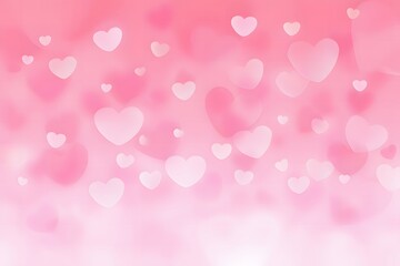 Pink Hearts Background: A sea of gentle pink hearts float against a soft gradient background, symbolizing love and affection.