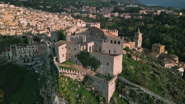The Norman Castle of Caccamo Sicily. 