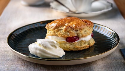 Scone With Clotted Cream