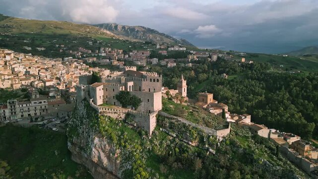 The Norman Castle of Caccamo Sicily. 