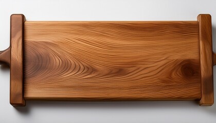 Wooden Board On A White Background