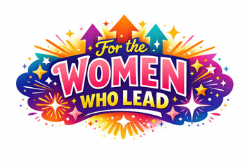 Empowerment Leadership Banner. Clean modern holiday banner illustration, colorful empowerment-focused banner reinforcing