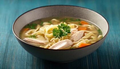 Bowl Of Chicken Noodle Soup