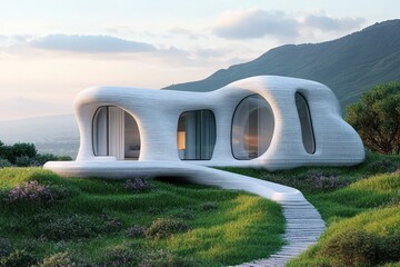 Sustainable smart home built with advanced materials