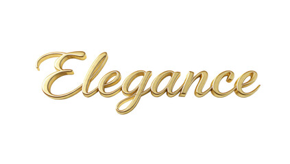 Golden Elegance Text