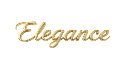 Golden Elegance Text