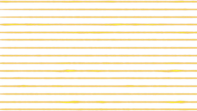 Transparent Background with Golden Yellow Horizontal Lines Illustration for Graphic Design and Creative Projects
