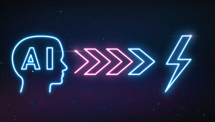 Obraz premium AI Brainstorming: The fusion of Artificial Intelligence