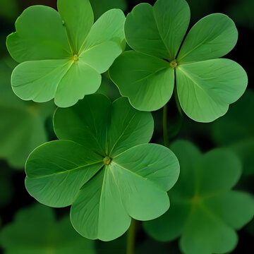 Planta de tr&eacute;boles.