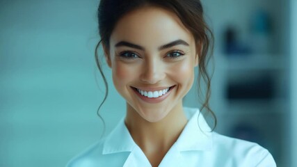 Health professional talks about wellness tips in a clinic setting during daytime hours