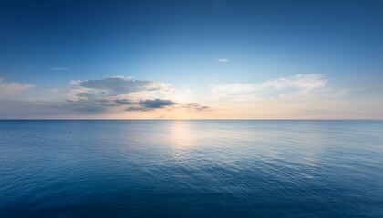 Soft Horizon Over Tranquil Water
