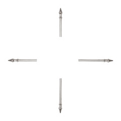 Abstract minimalist composition isolated on white background, featuring modern conceptual design and neutral tones. Simple abstract object isolated on white background with minimalist and contemporary