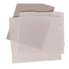 Abstract minimalist composition isolated on white background, featuring modern conceptual design and neutral tones. Simple abstract object isolated on white background with minimalist and contemporary