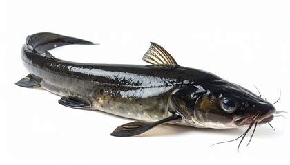 catfish (ikan lele), single subject, perfectly detailed smooth skin texture,