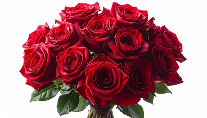 a beautiful and fragrant bouquet of red roses