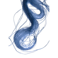 Abstract minimalist composition isolated on white background, featuring modern conceptual design and neutral tones. Simple abstract object isolated on white background with minimalist and contemporary