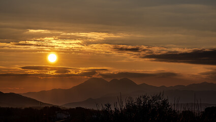 Sunset, especially in some Italian locations, such as Molise and the province of Isernia, is a...