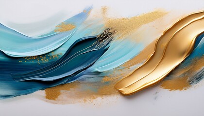 Abstract Colorful Brush Strokes Background