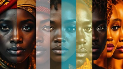 Diversity and beauty: vibrant portraits celebrating cultural heritage