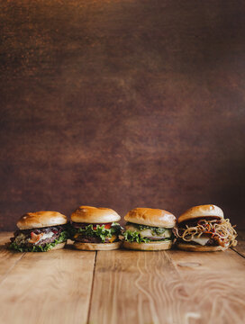 Line of Burgers