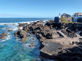 village de Garachico à Tenerife sur les îles canaries en Espagne © Lotharingia